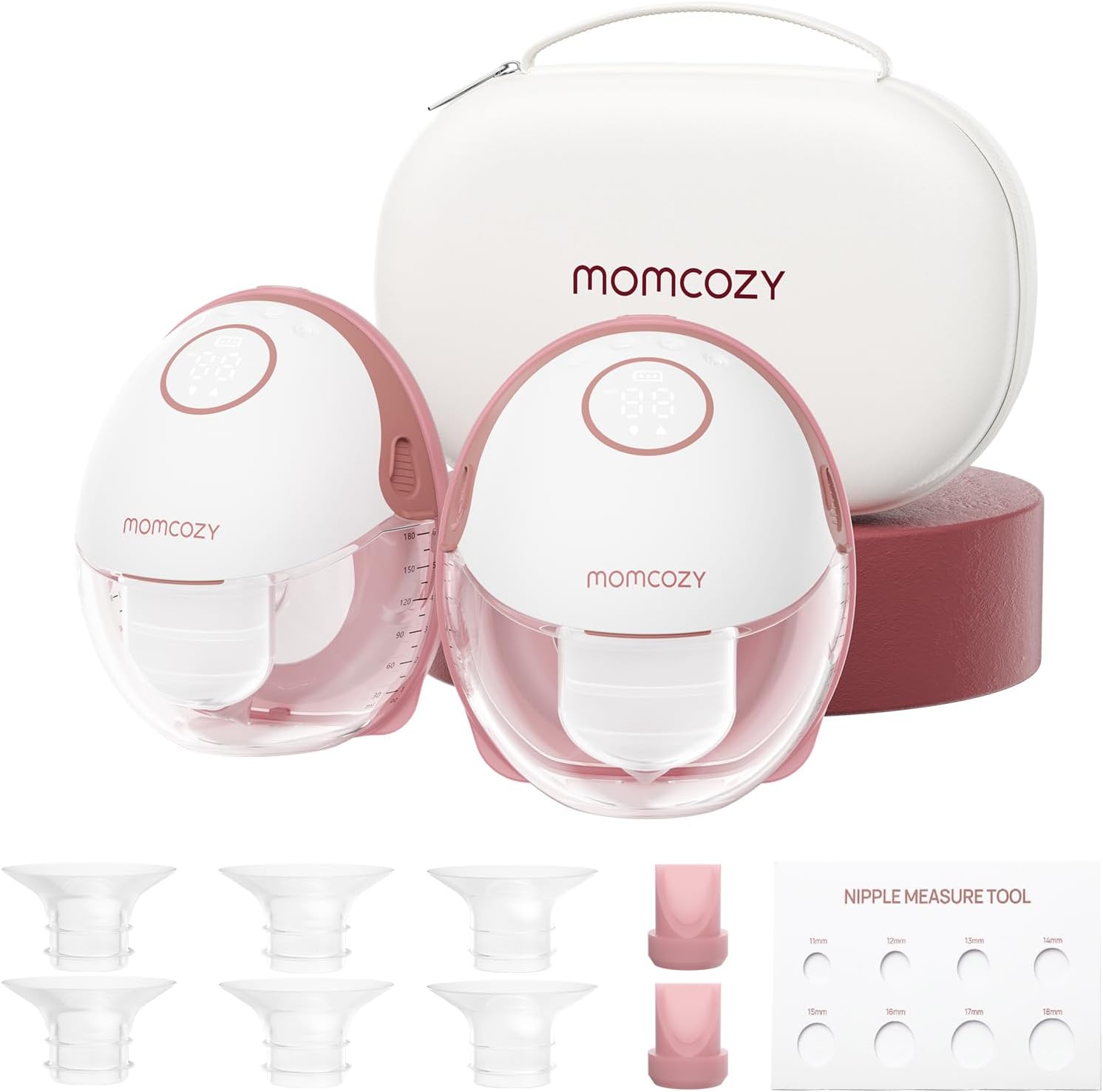 Detalle de Momcozy M6 hands‑free breast pump 24mm 2‑pack