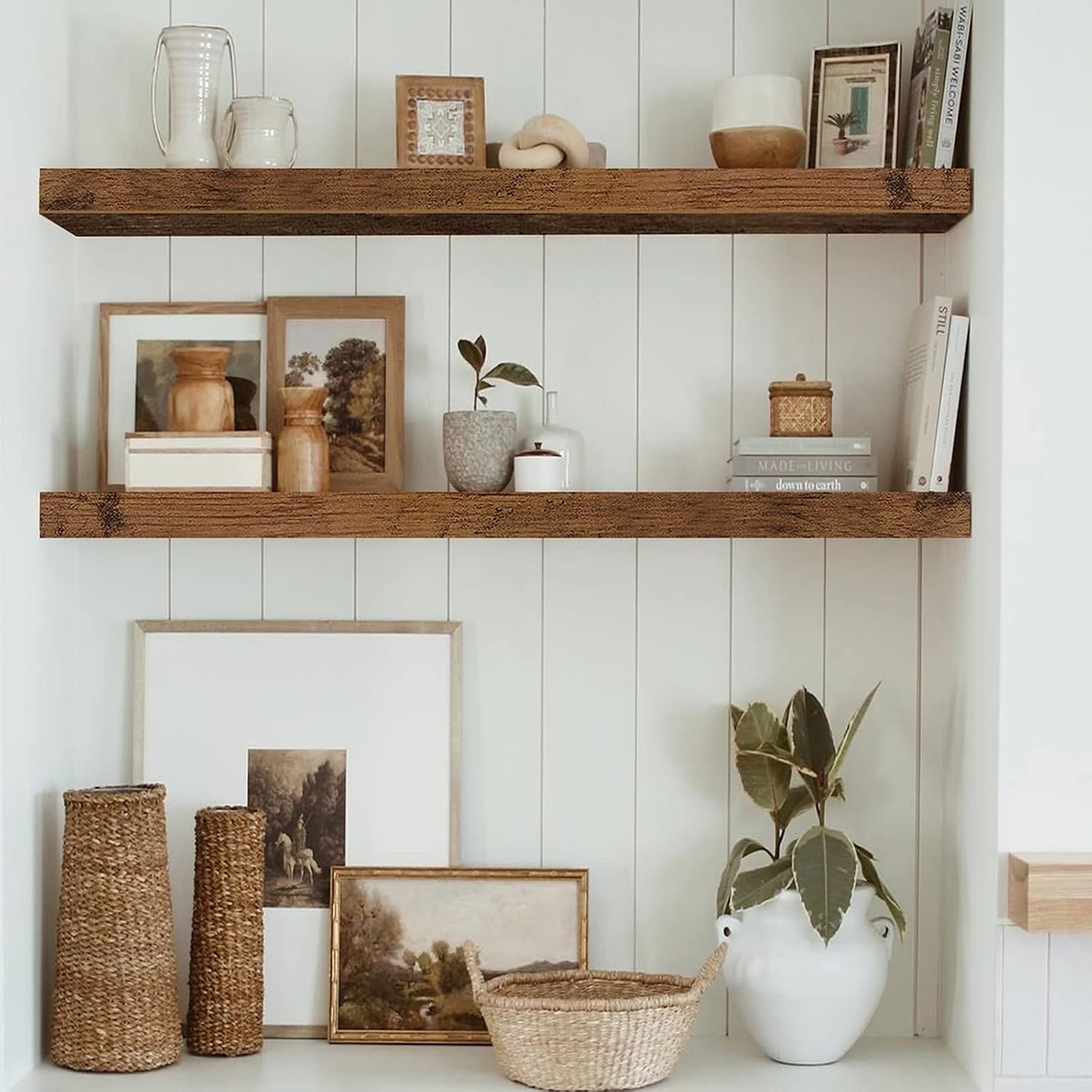 Thumbnail 5 de QEEIG 35.4" Floating Wall Shelves