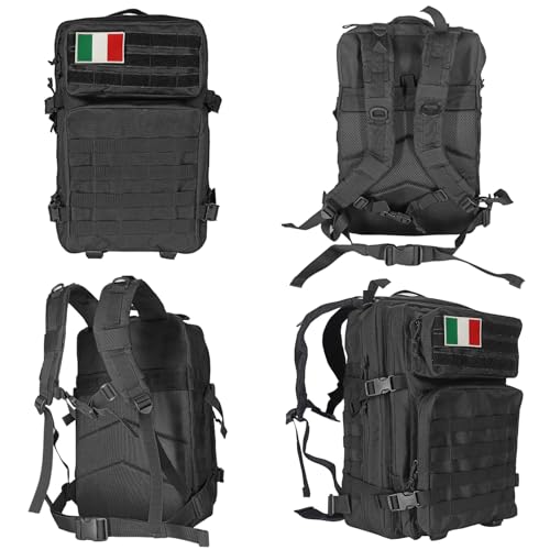 Thumbnail 3 de Oreunik Zaino Militare 45L — Zaino Tattico Impermeabile con Sistema Molle, Nero