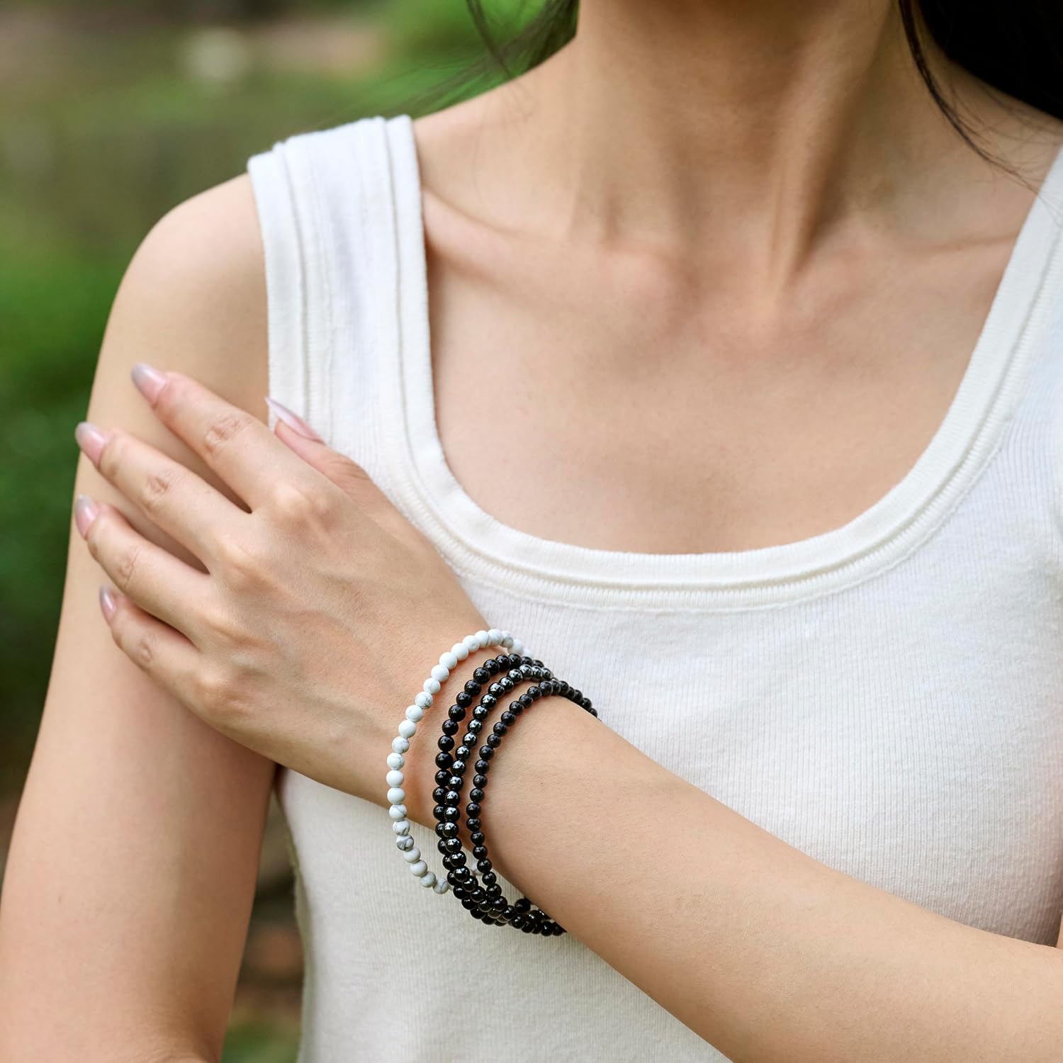 Detalle 2 de Bivei Braccialetto di Cristallo 4mm per Donna