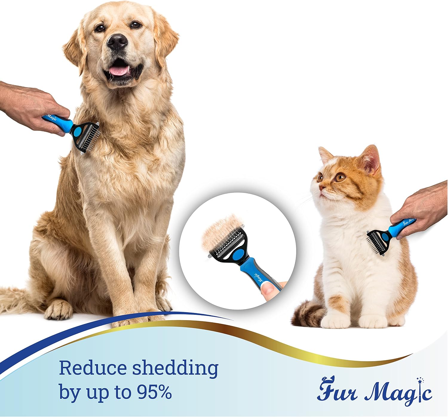 Detalle de Fur Magic Deshedding Tool 2-in-1