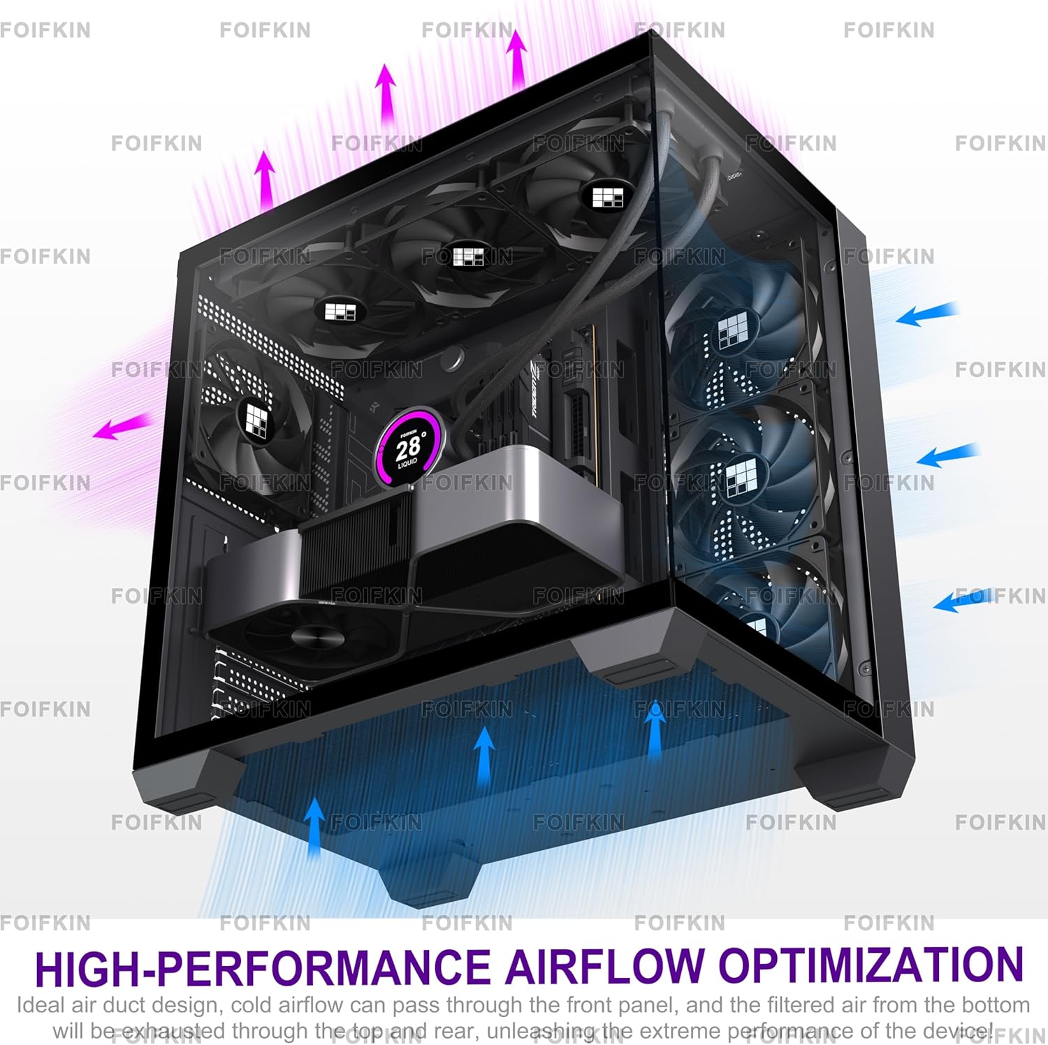 Thumbnail 2 de FOIFKIN F300 case PC gaming 270°