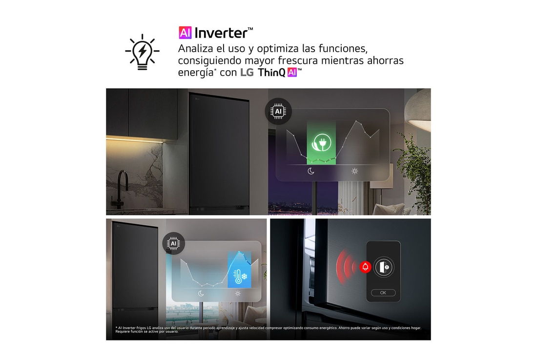 Thumbnail 5 de LG GBBS716CSW Frigorífico Combi 333 l, 1,86 m