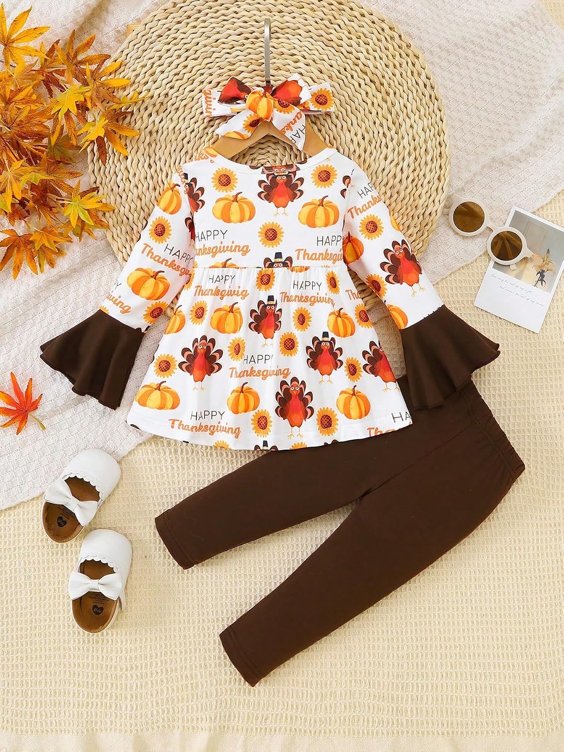 Detalle de Toddler Girl Outfit Set, Cotton Blend
