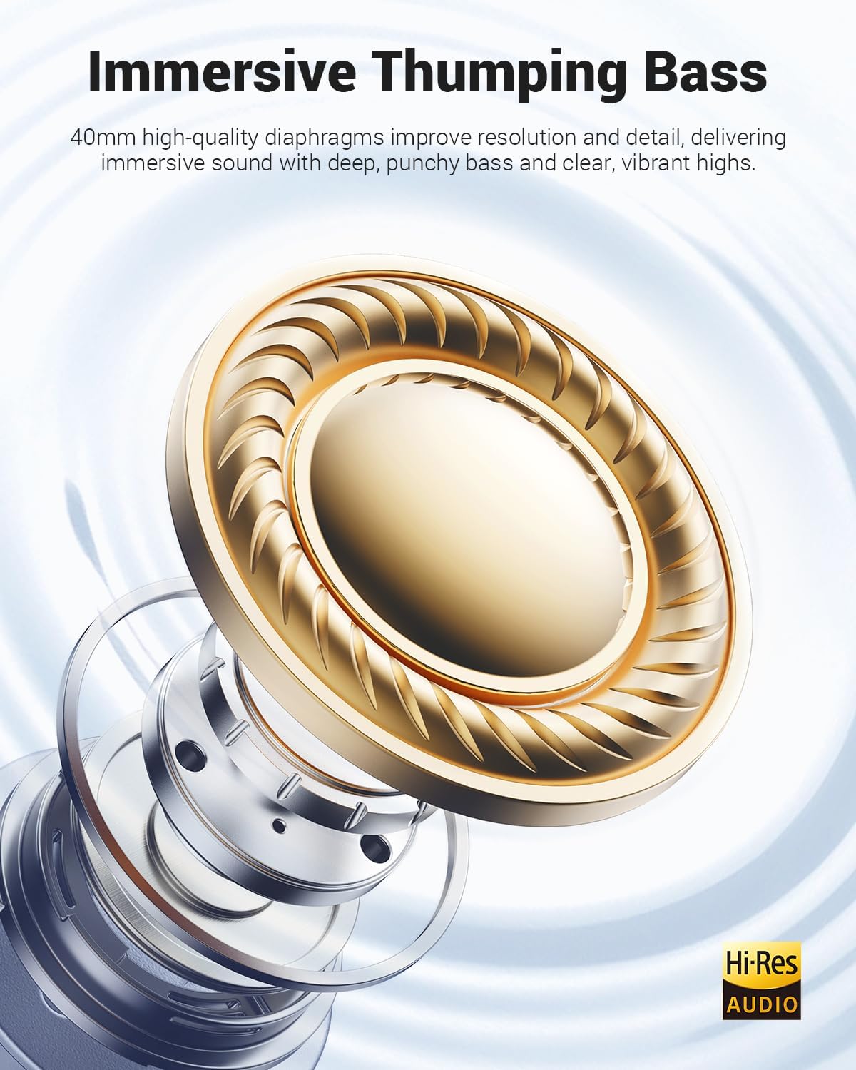 Thumbnail 6 de Wentronic Y01 wireless over-ear headphones