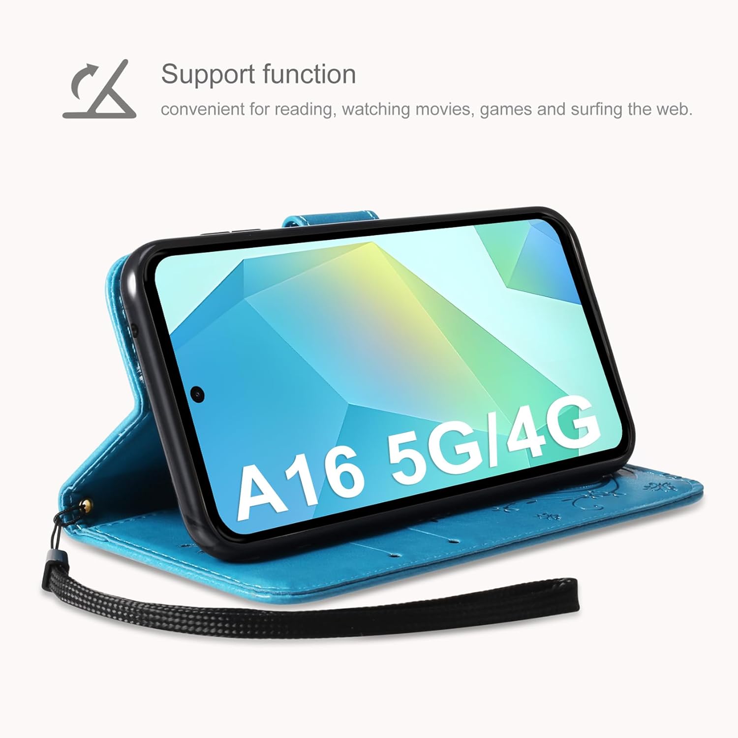 Detalle 2 de AROYI Case for Samsung Galaxy A16 5G Wallet case