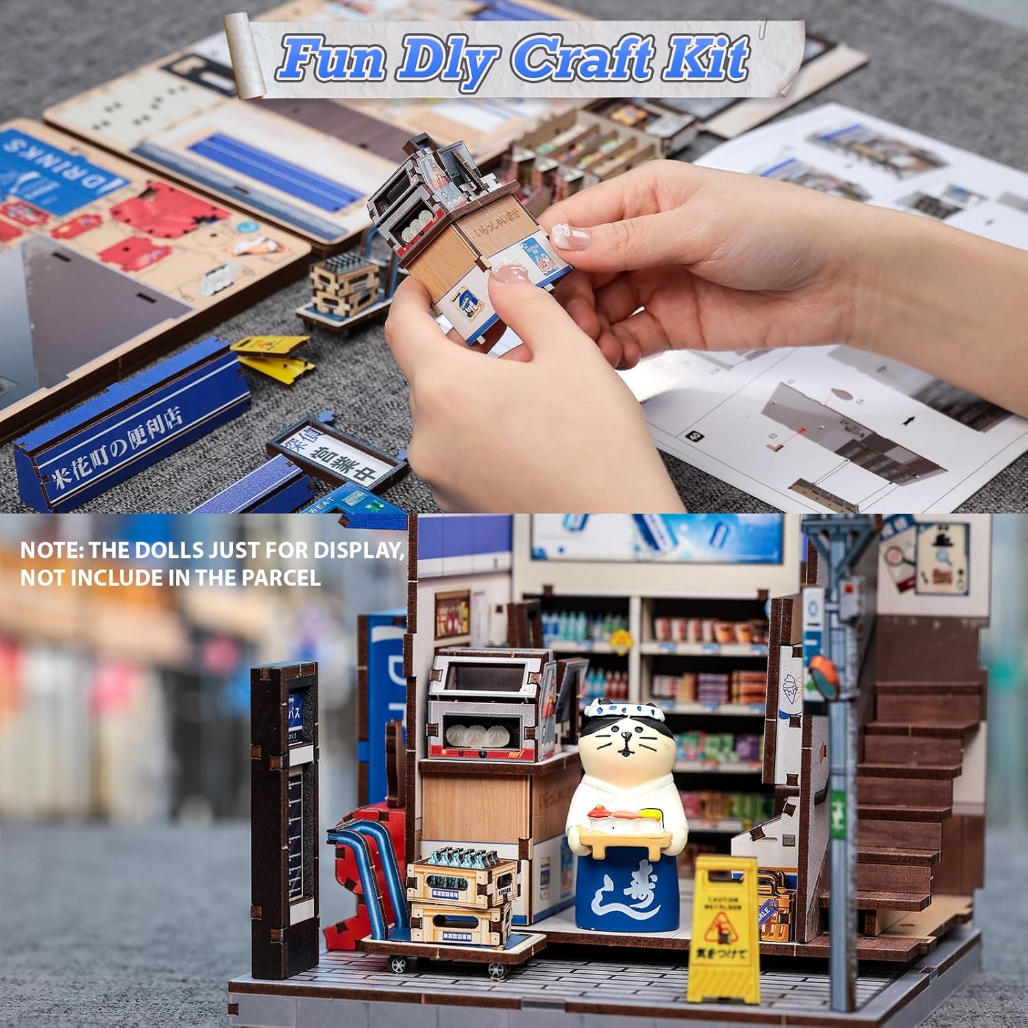 Thumbnail 3 de Cutefun Book Nook Japan DIY Miniature Kit