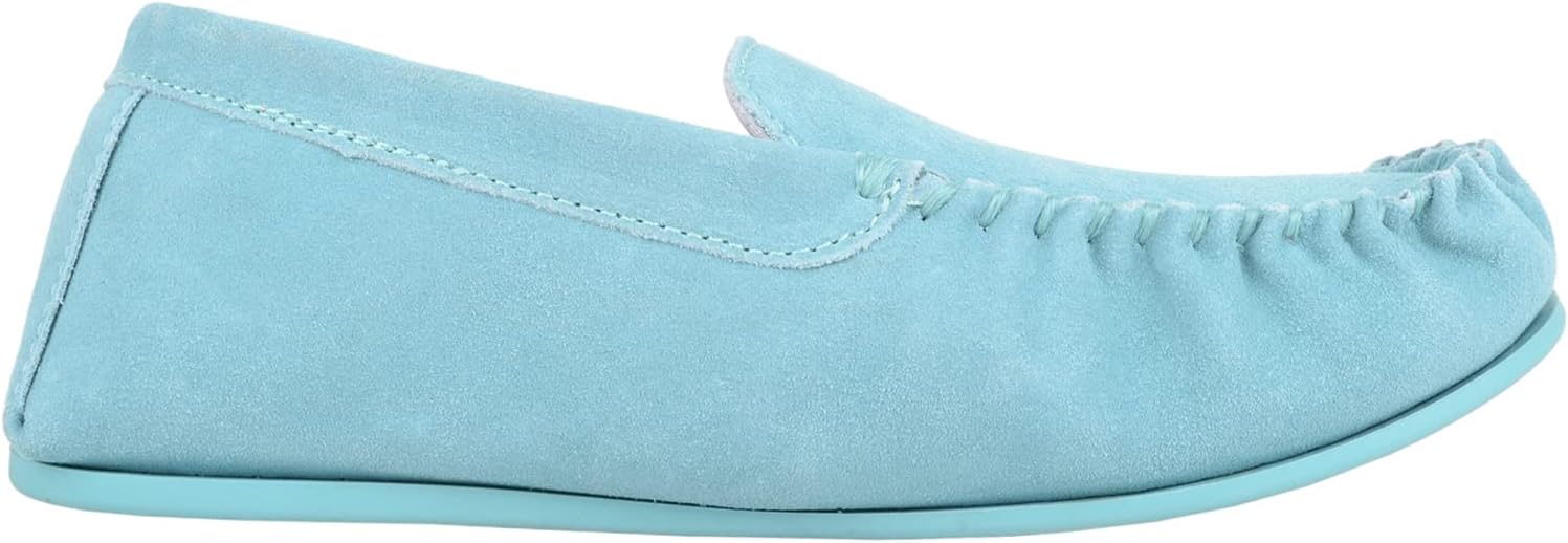 Thumbnail 3 de Womens Suede Moccasin Slippers with Hard Sole