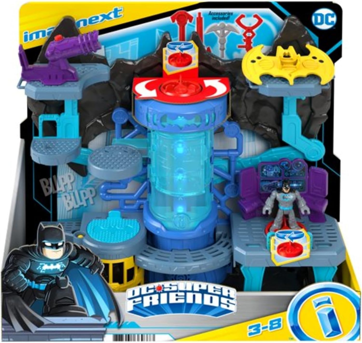 Thumbnail 5 de Fisher-Price Imaginext DC Super Friends Batman Bat-Tech Batcave Playset (HGN70)