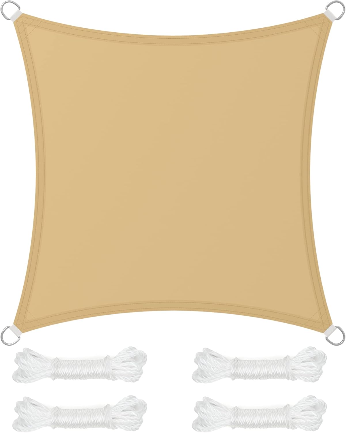 Detalle de Voile d’ombrage 3 x 3 m SONGMICS