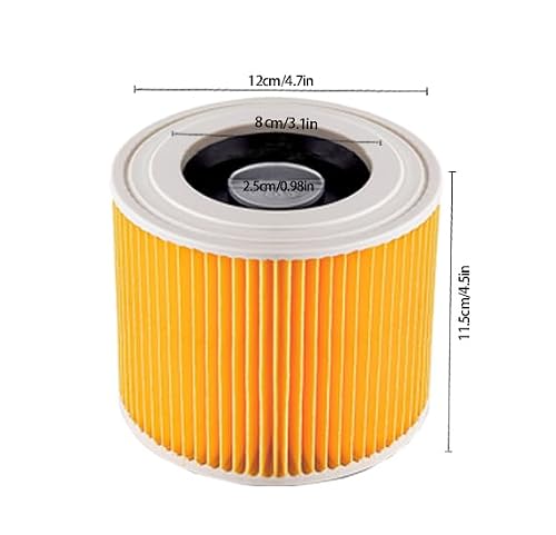 Detalle de Awinker 12 Staubsaugerbeutel + 1 Filter für Kärcher WD3/WD2 – Ersatzteile