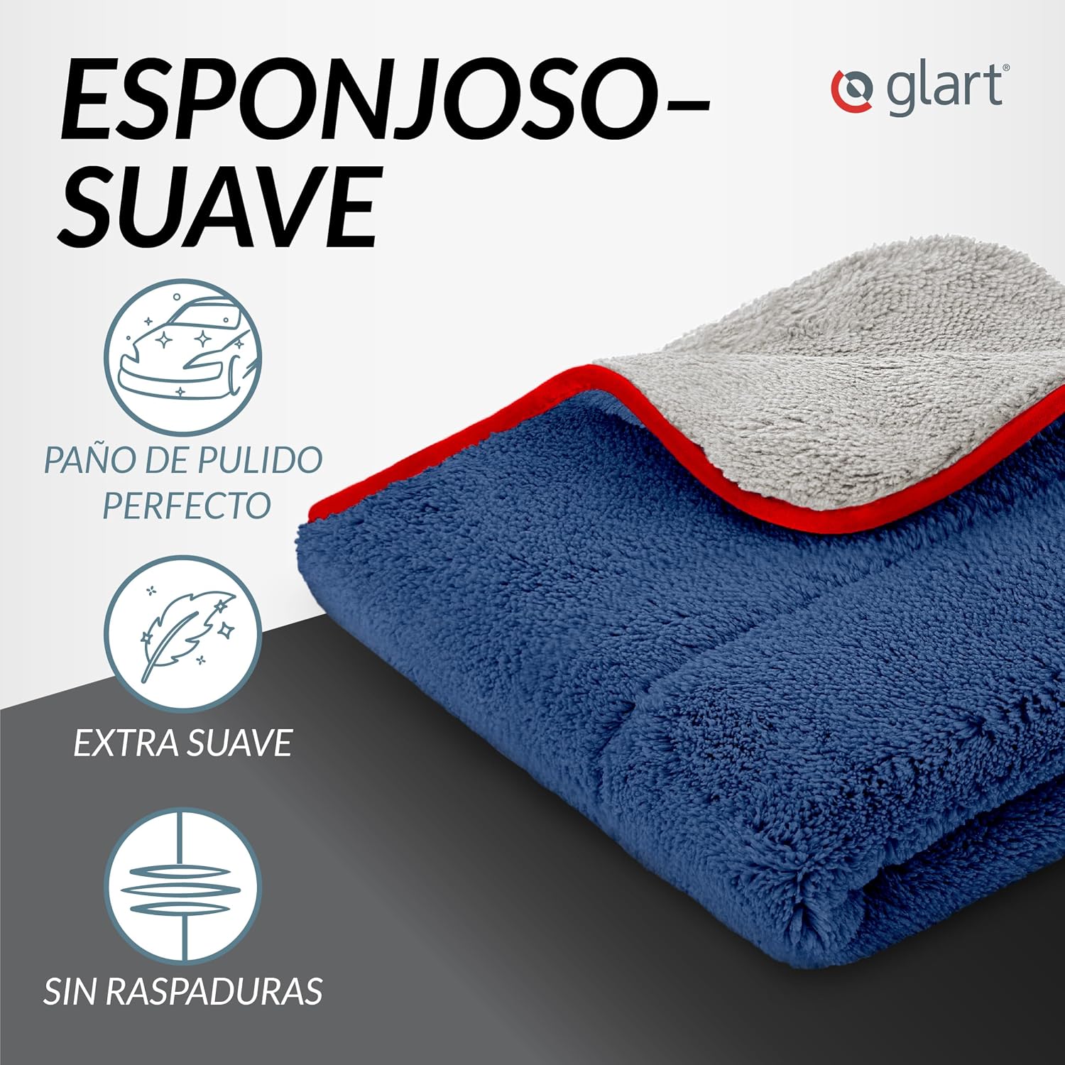 Detalle 2 de Glart 472PP paños microfibra 40x40