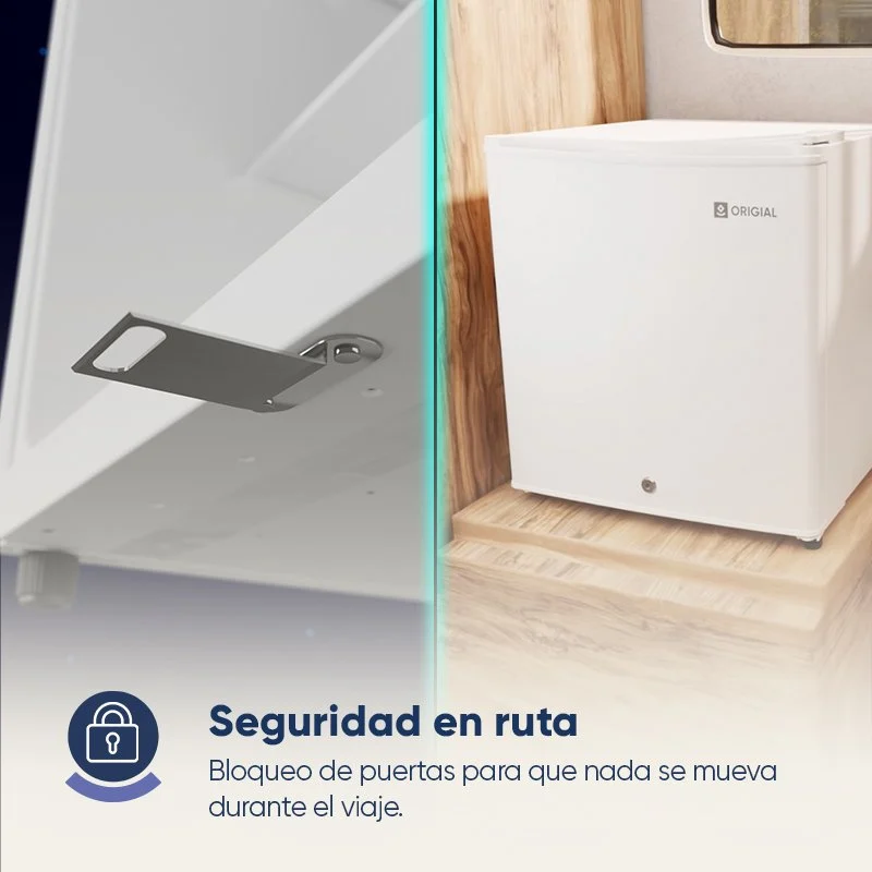 Detalle de Origial COOL&FREEZE MINI 46L CAMPER: Frigorífico portátil 12V para caravanas