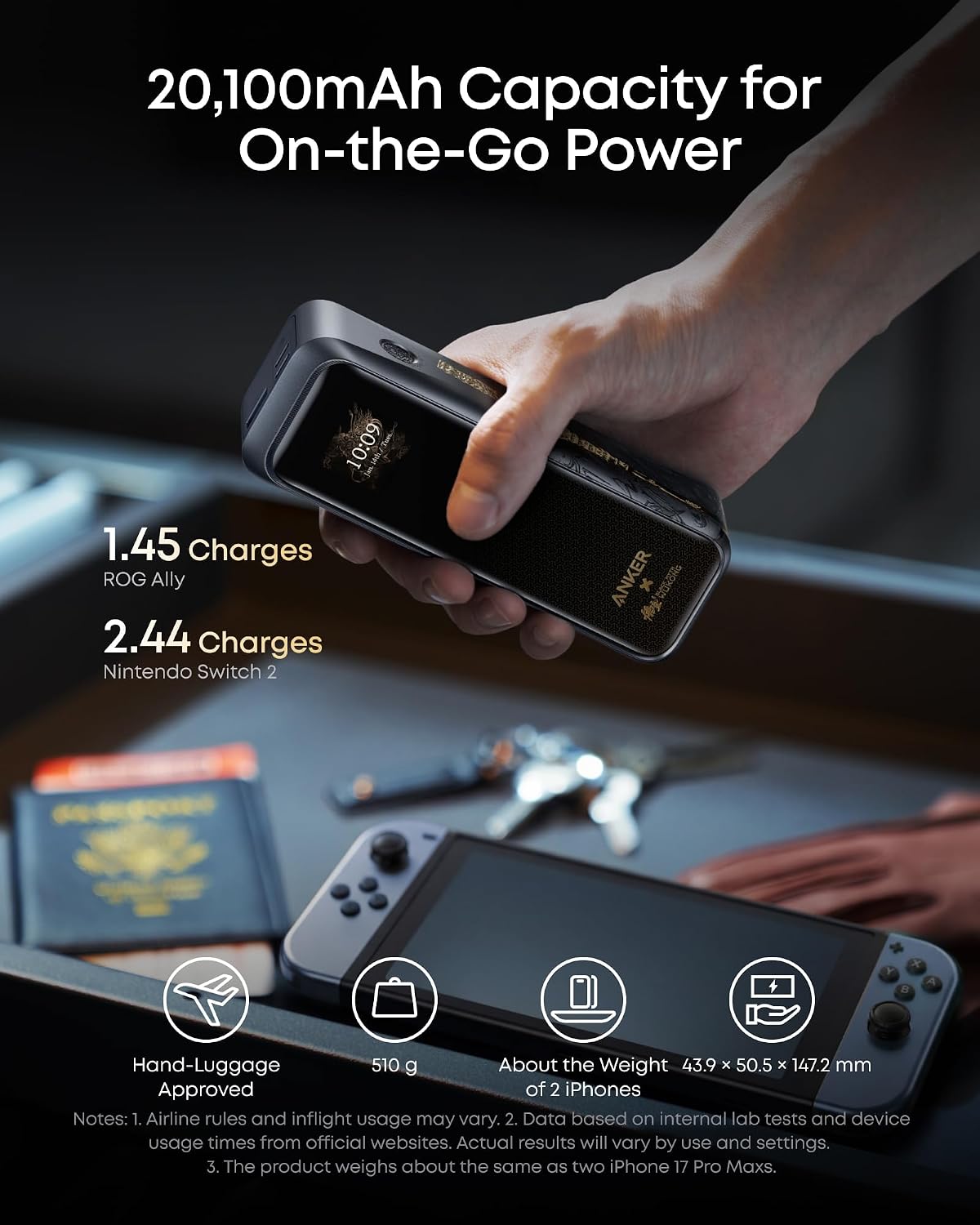 Thumbnail 2 de Anker Prime Power Bank Black Myth: Wukong Edition (20,100mAh, 220W, 3-Port)