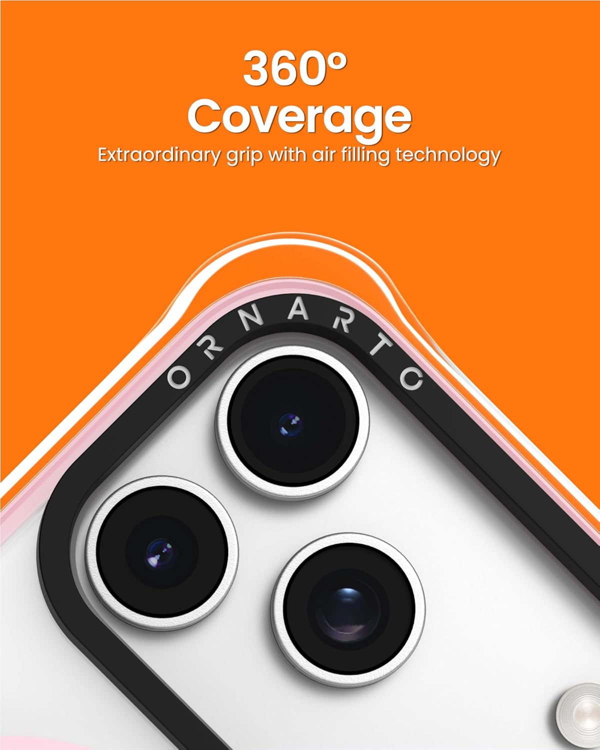 Detalle 2 de ORNARTO Air Case iPhone 17 Pro Max — MagSafe 5