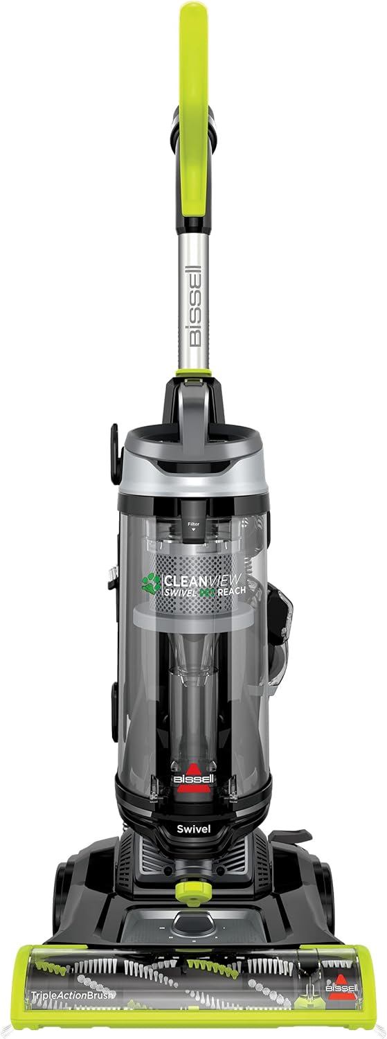 Detalle de BISSELL CleanView Swivel Pet 3198B Upright Vacuum with Triple Action Brush Roll
