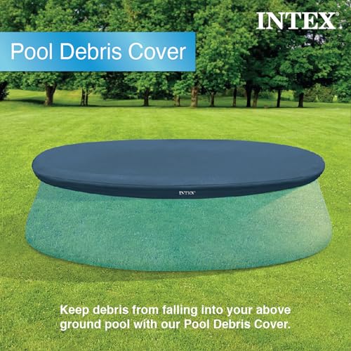 Detalle de Intex 28020 Abdeckplane für Easy-Pool, blau, Ø 244 cm