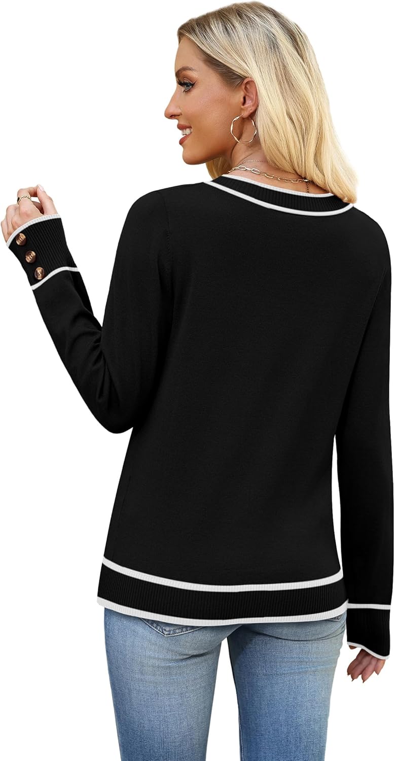 Thumbnail 4 de WIHOLL Lightweight Sweater V Neck S–3XL