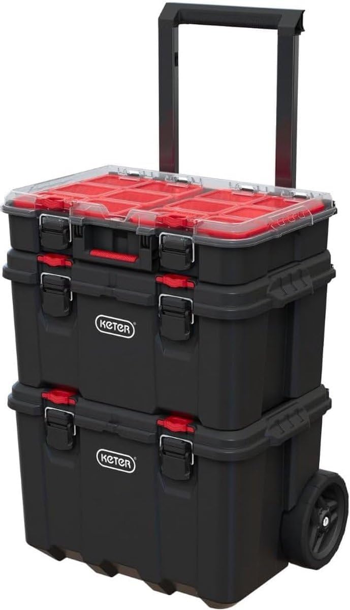 Detalle de Keter Stack n' Roll Tool Storage Cart