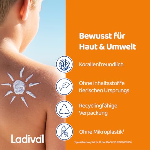 Thumbnail 8 de Ladival Empfindliche Kinderhaut Sonnencreme LSF50 – Sanfter UVA/UVB-Schutz für Babys und Kinder (250 ml)