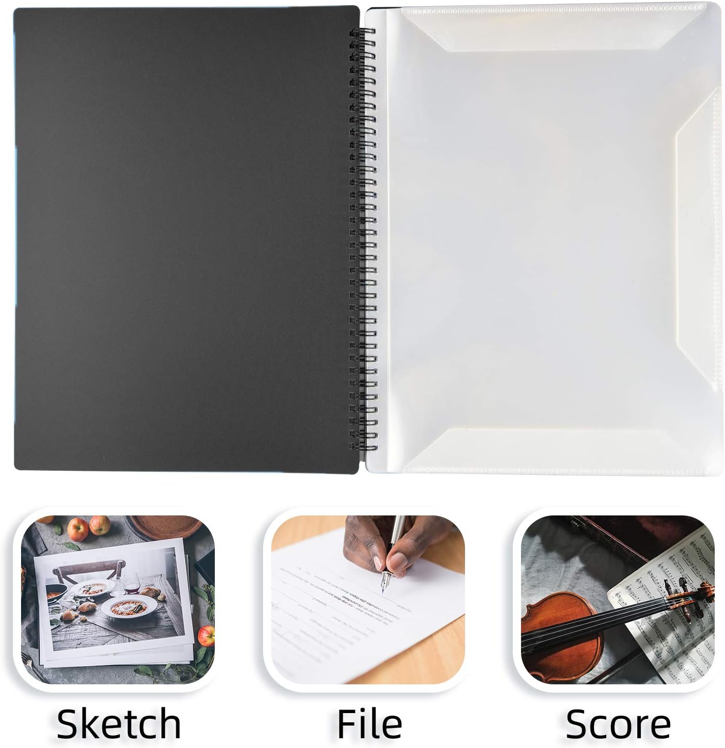 Thumbnail 6 de Irich Music File Folder A4 – 60 Sheet Choir Folder for Presentations