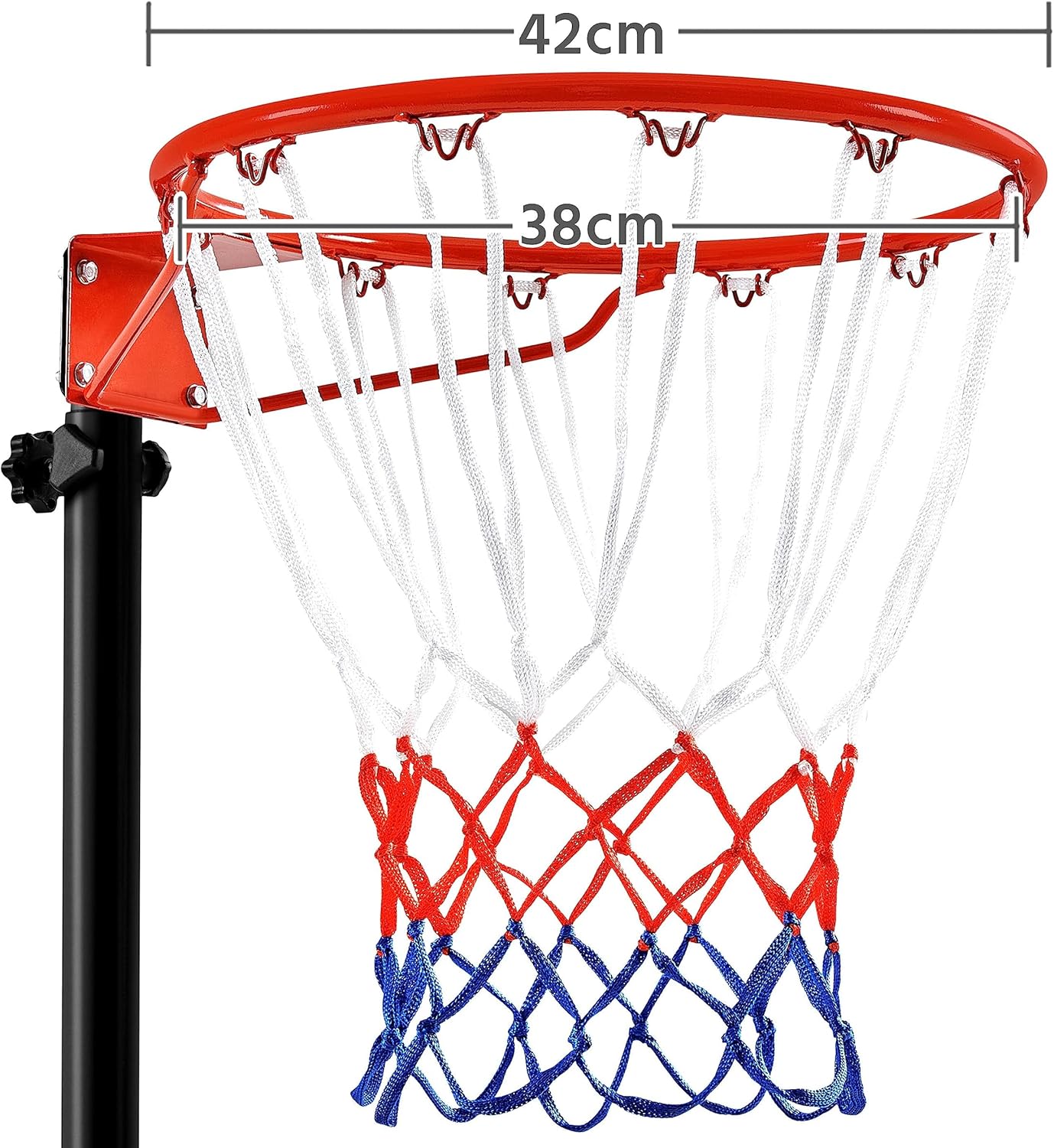 Detalle 2 de Yaheetech Netball Post 245.5-305 cm