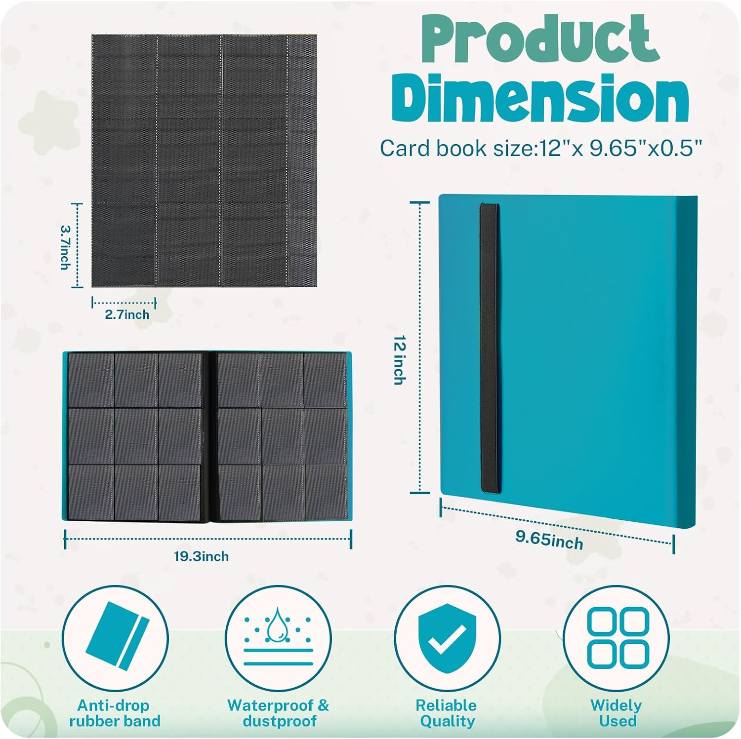 Detalle 2 de Trading Card Binder, 20 Pages