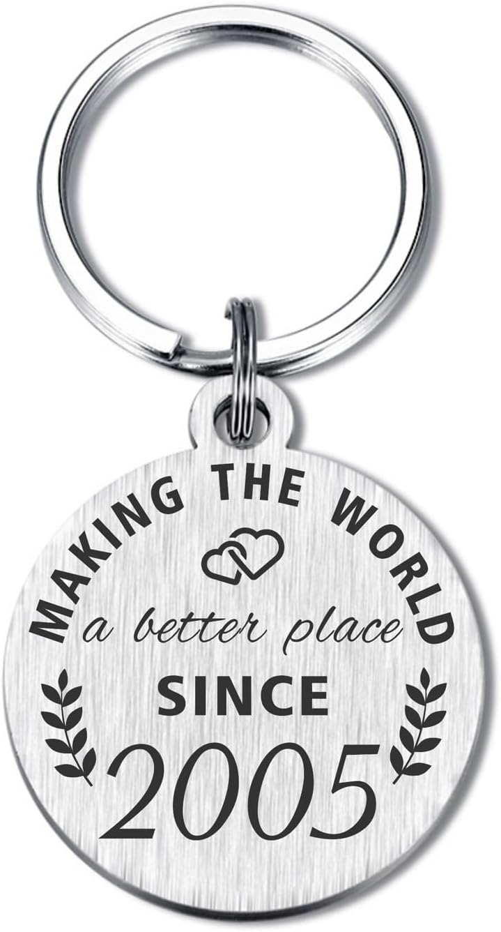Thumbnail 2 de 21st Birthday keychain 2005, stainless steel