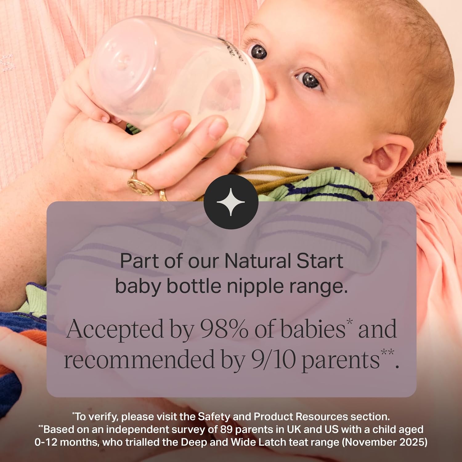 Detalle 2 de Tommee Tippee Baby Bottles, 5 oz