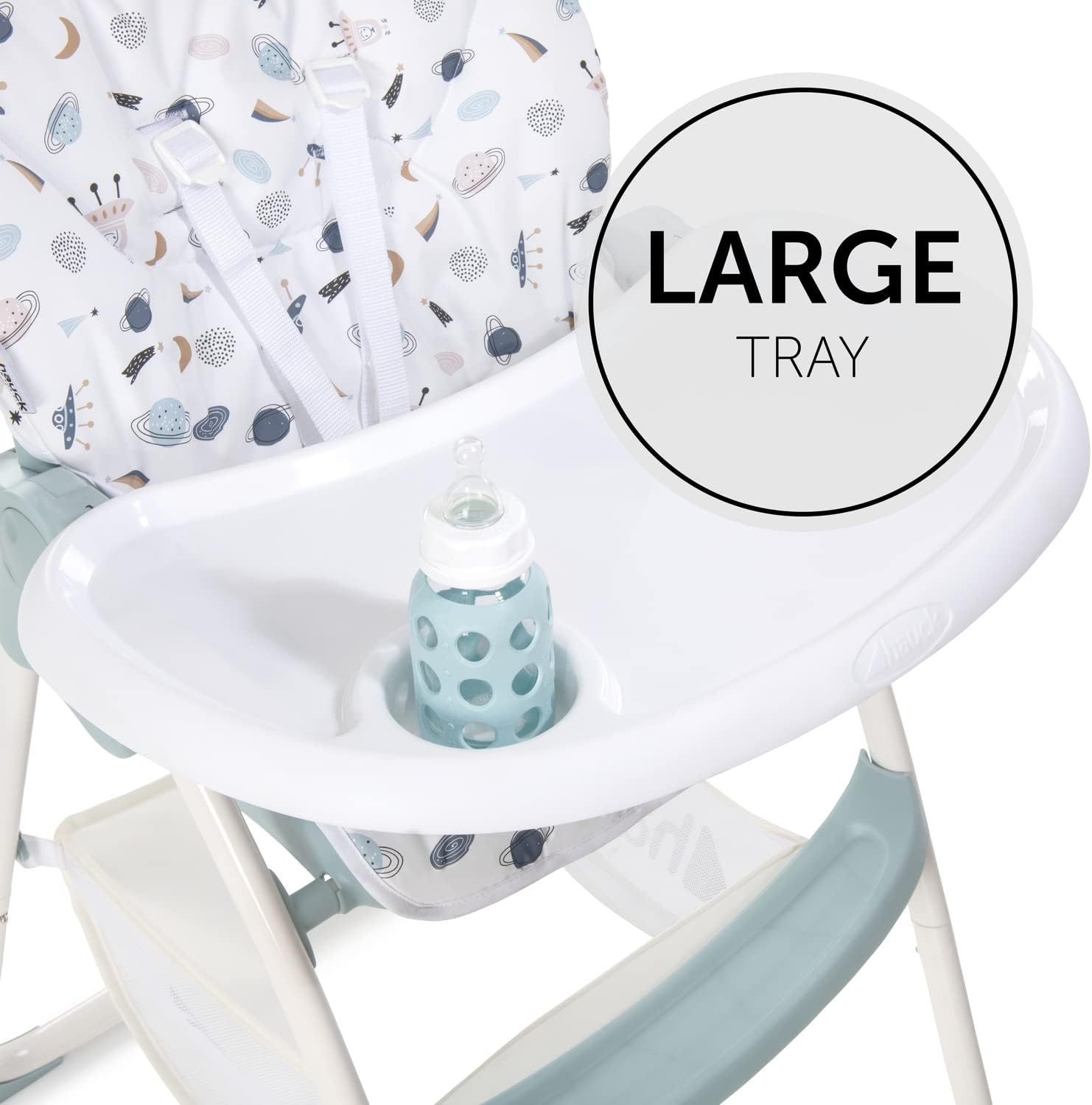 Thumbnail 6 de hauck Sit N Fold – Chaise Haute Bébé Pliable dès 6 Mois jusqu’à 15 kg, Beige