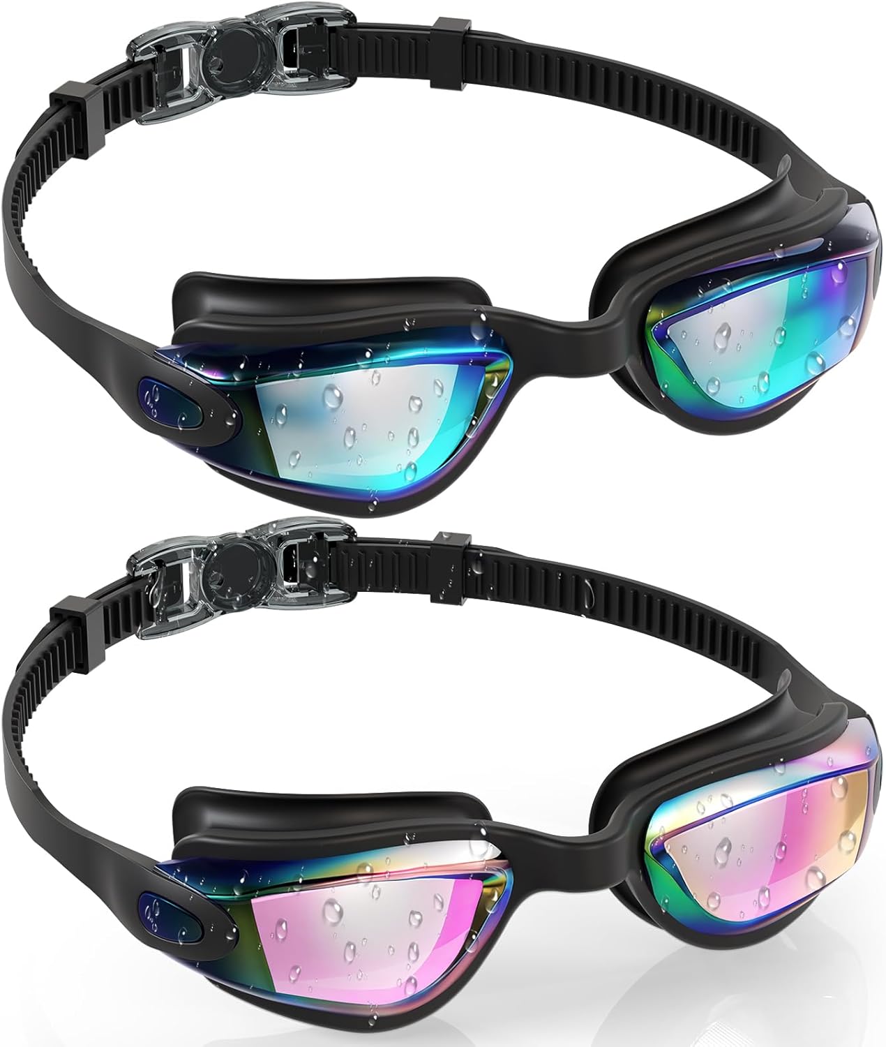 Aegend Kids Swim Goggles 3-14 Anti-Fog UV