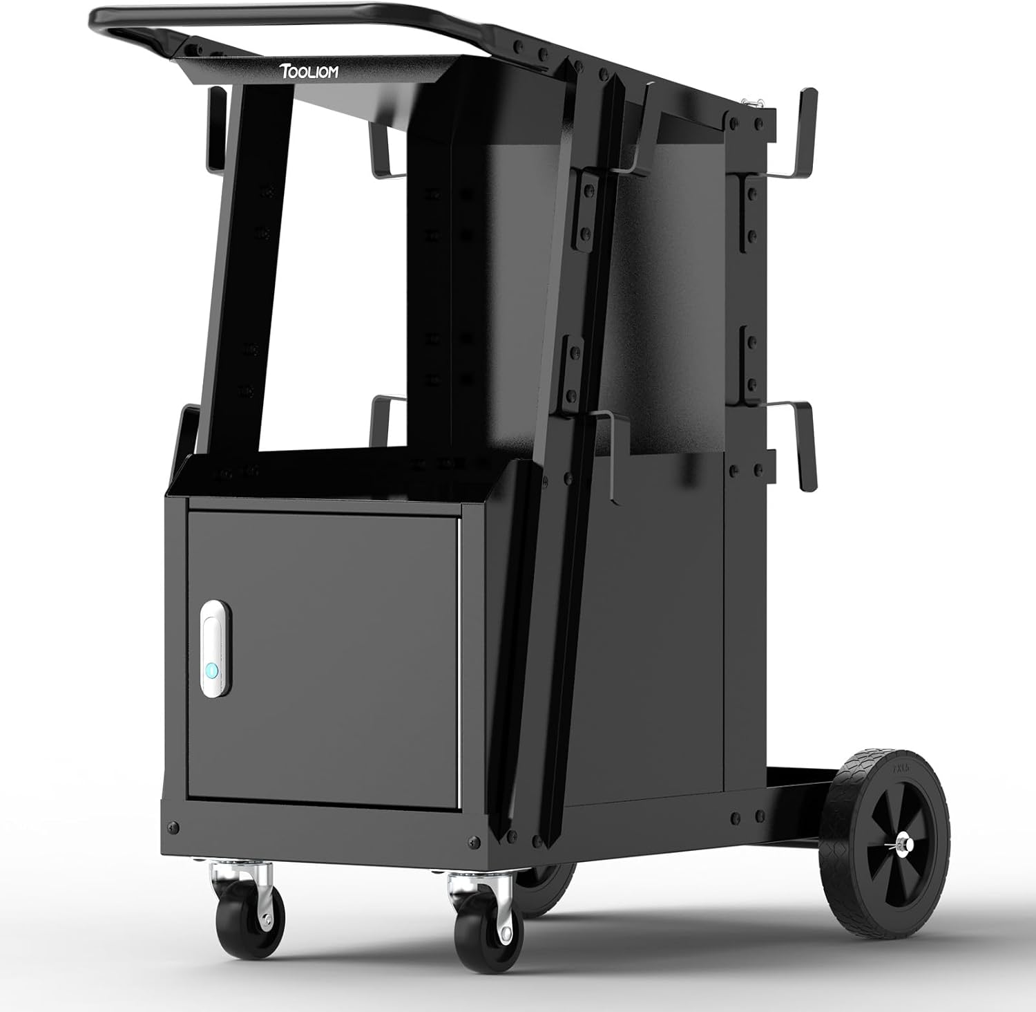 Thumbnail 6 de TOOLIOM Welding Cart with 4 Drawers Cabinet — 360° Swivel Welder Trolley