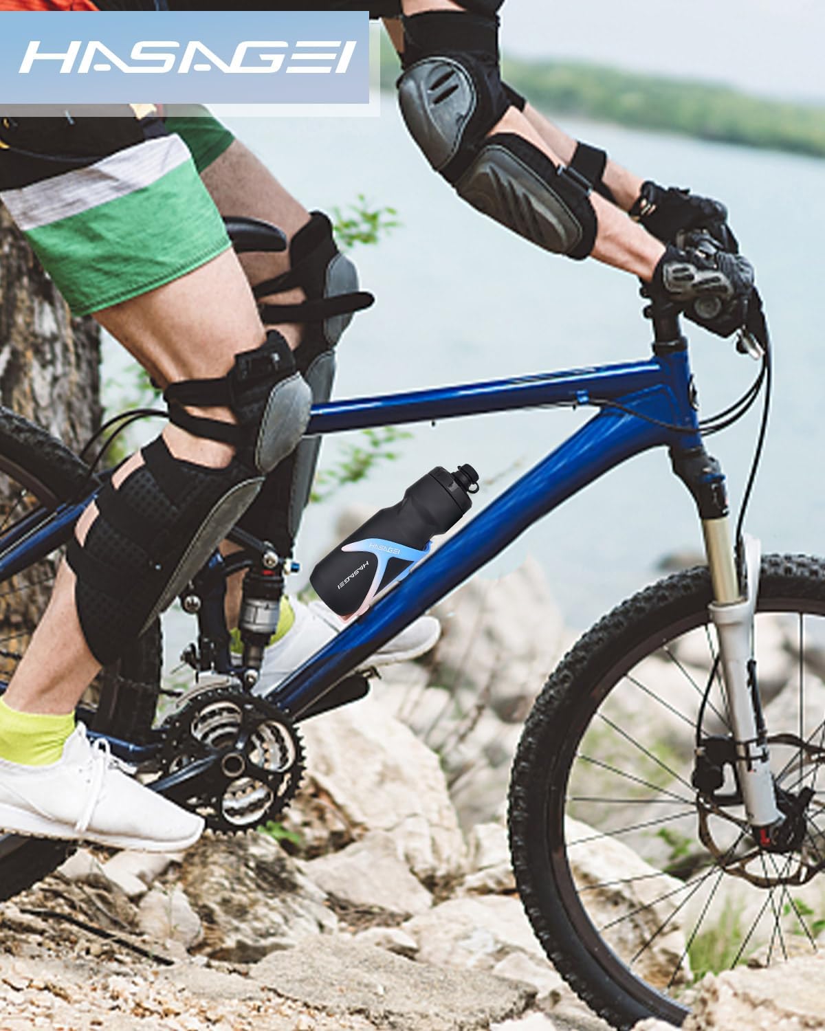 Thumbnail 5 de HASAGEI Bike Water Bottle Holder (Non-Slip Universal Bottle Cage) – Lightweight ABS Mounting Bracket