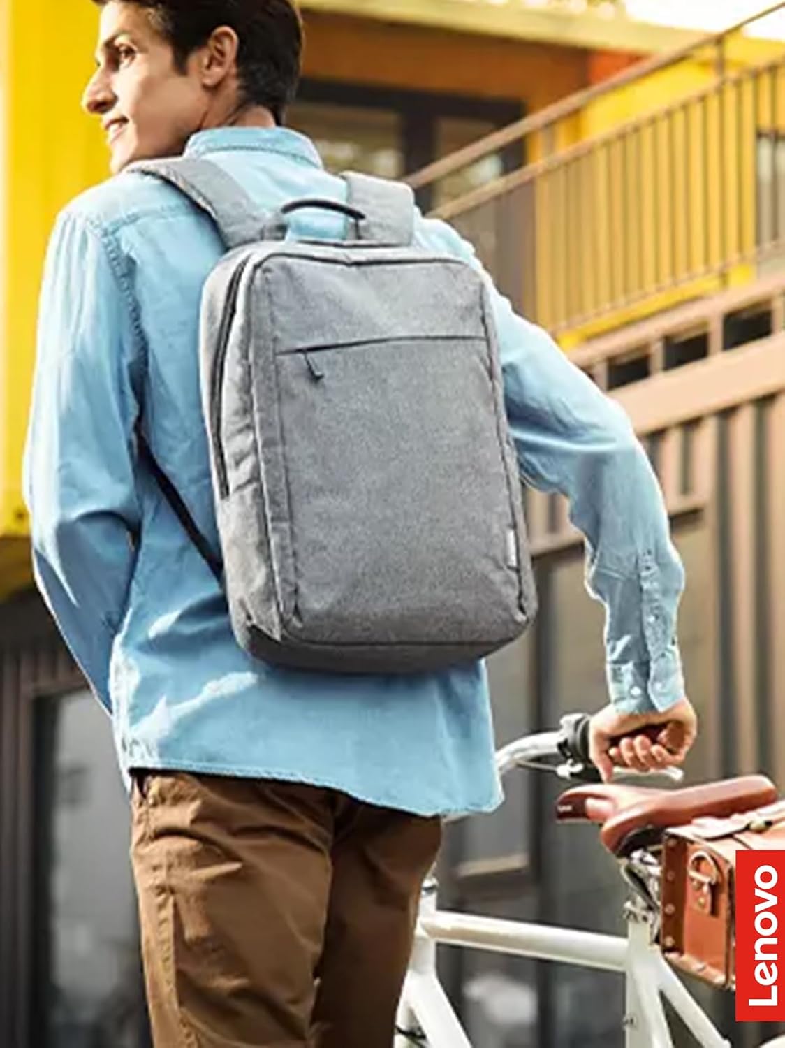 Thumbnail 6 de Lenovo Laptop Casual Backpack B210 for 15-inch Laptops – Grey