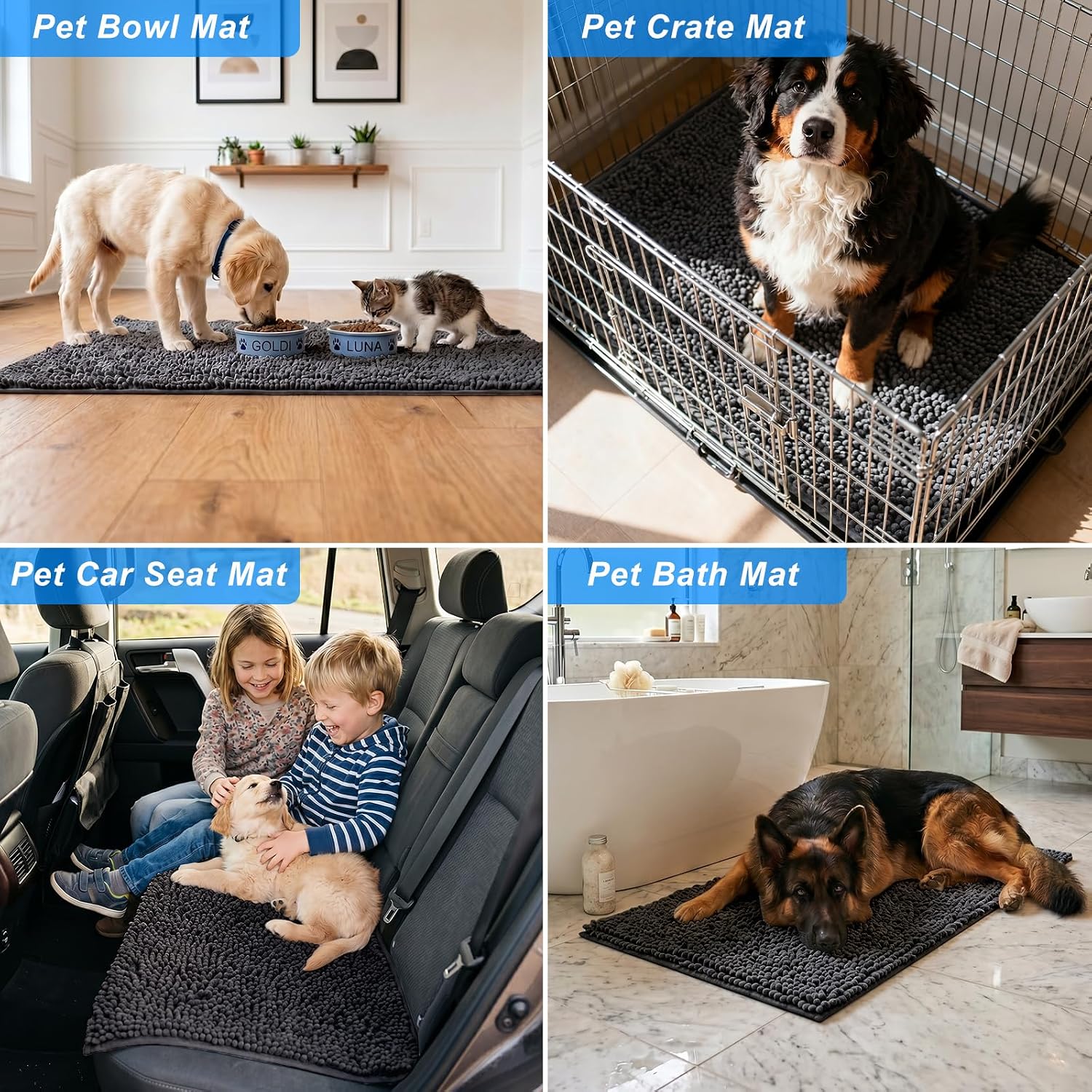 Detalle 2 de Kuyal Dog Mat 36" x 48