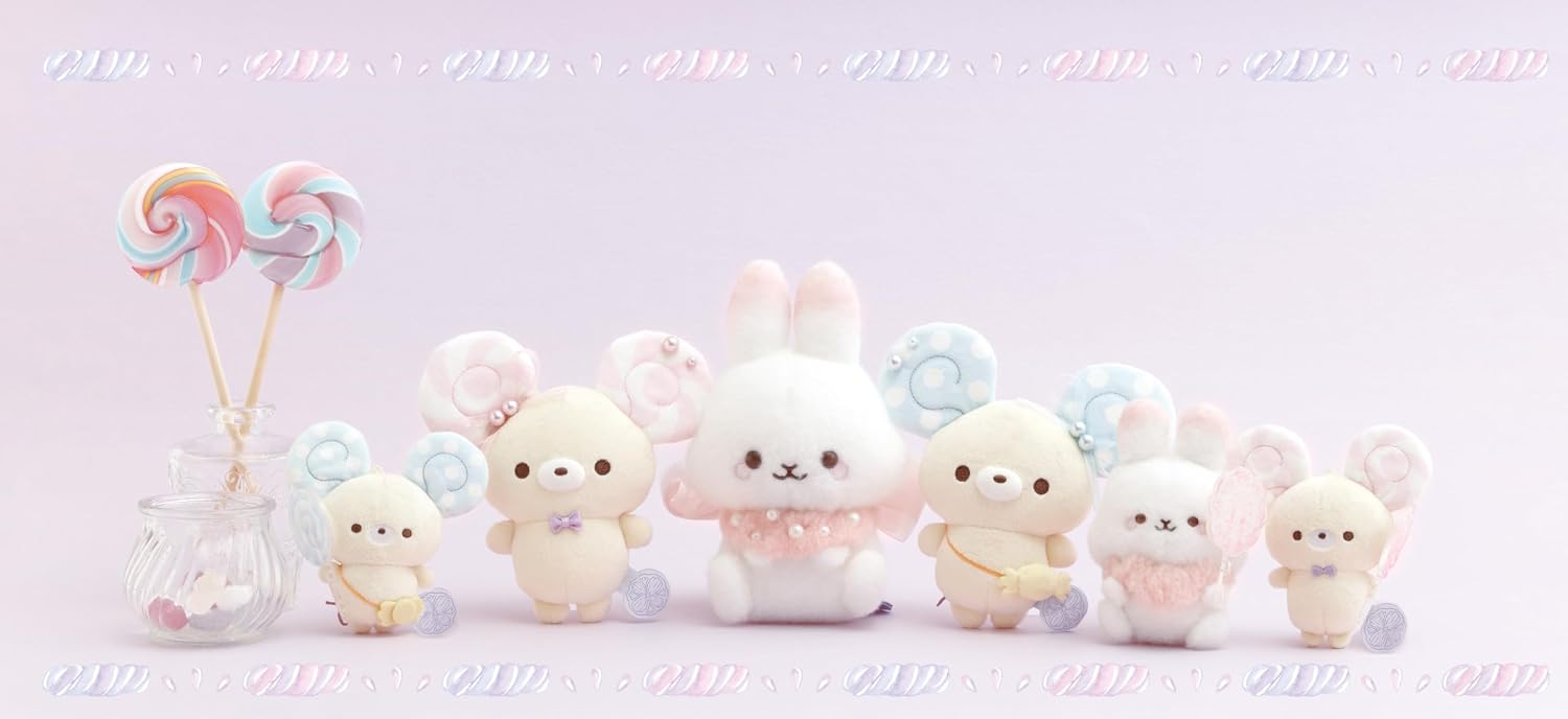 Detalle de サンエックス MV32201 シュガーココムー ぬいぐるみ「ローリーとポップのキャンディデイ」