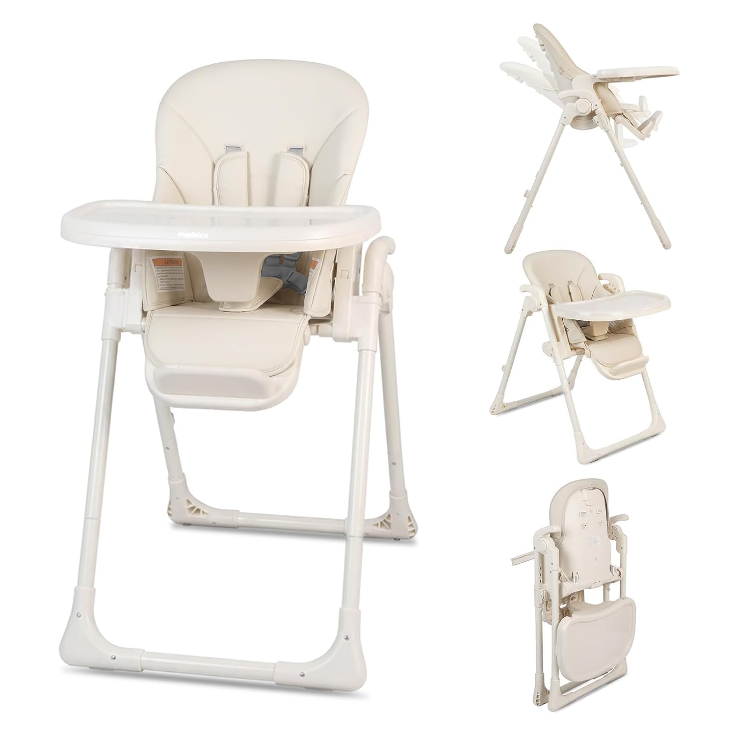 Detalle de Minikins Foldable High Chair, Beige