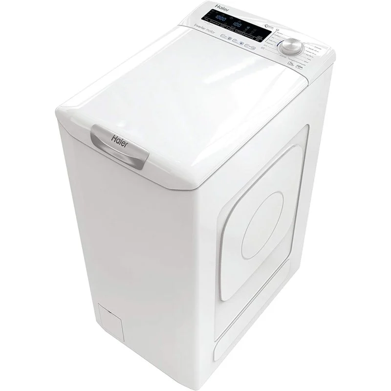 Detalle de Haier RTXSG47TMCE: Lavadora de carga superior de 7 kg con Steam Plus y motor Inverter