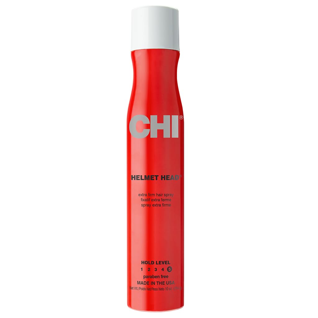 CHI Helmet Head Extra Firm Hairspray: Maximum Hold, Humidity-Resistant 10 Oz