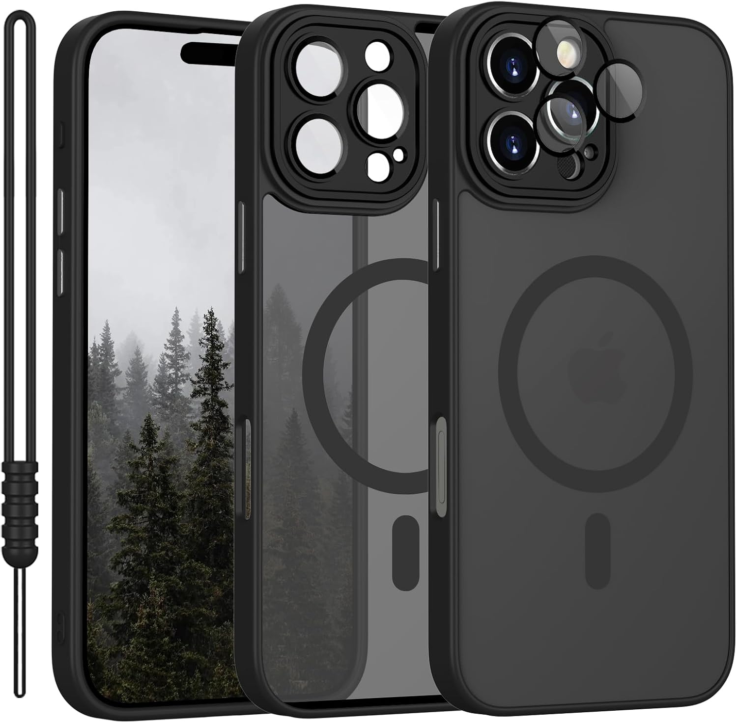 Detalle de YUANDMI Cover Magnetica iPhone 16 Pro Max