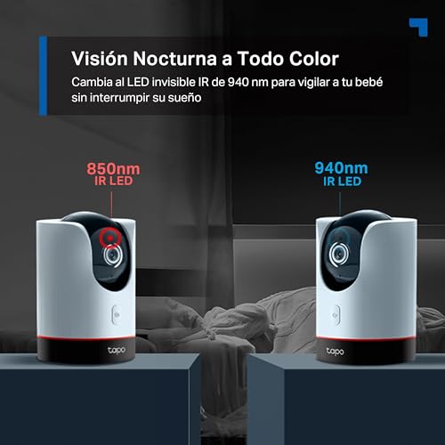 Thumbnail 7 de Tapo C225 – Cámara IA 360° 2K QHD con visión nocturna, audio bidireccional y detección inteligente