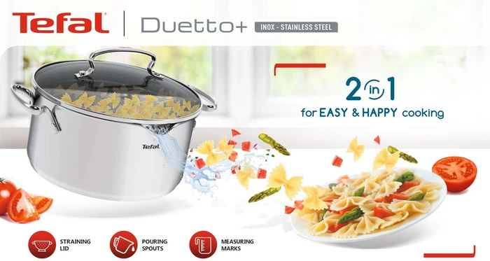 Thumbnail 6 de Tefal Duetto+ 4-teiliges Topfset 24 cm