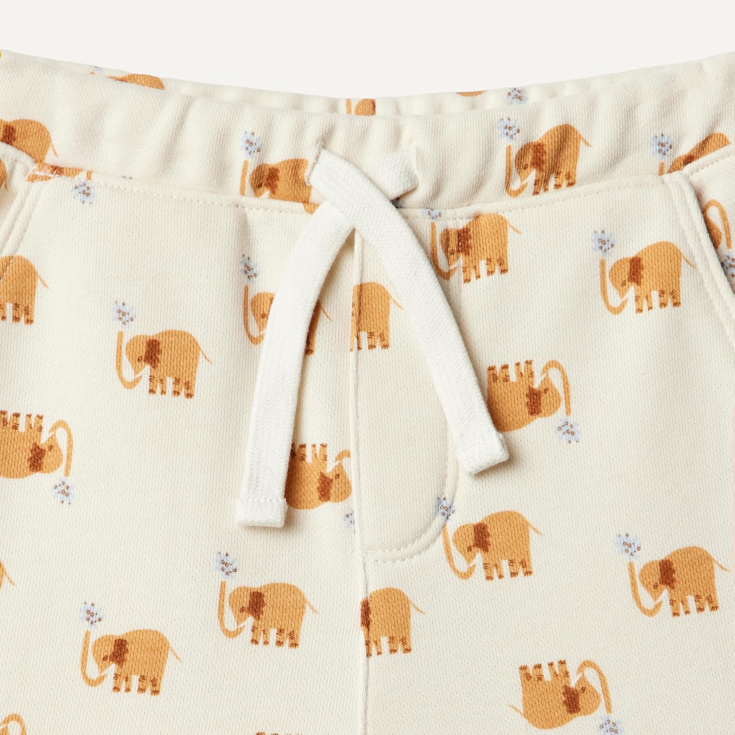 Detalle de Amazon Essentials x Sofia Grainge Short à enfiler en maille et tissu éponge – Lot de 2 (garçon, 12M et 3 ans)