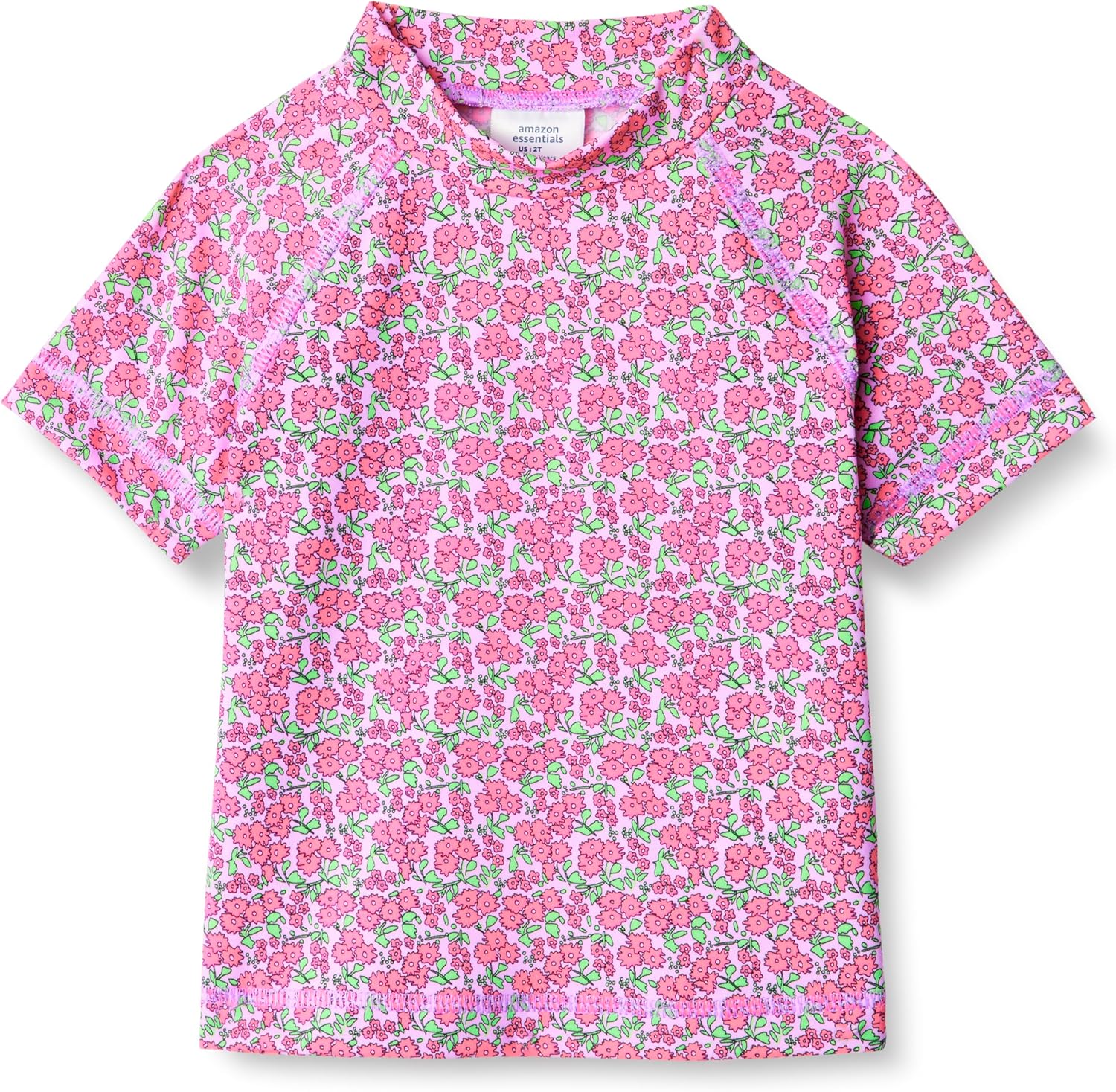 Thumbnail 6 de Amazon Essentials Mädchen Rashguard T-Shirt mit kurzem Arm – eng anliegende Passform für den Schwimmbereich