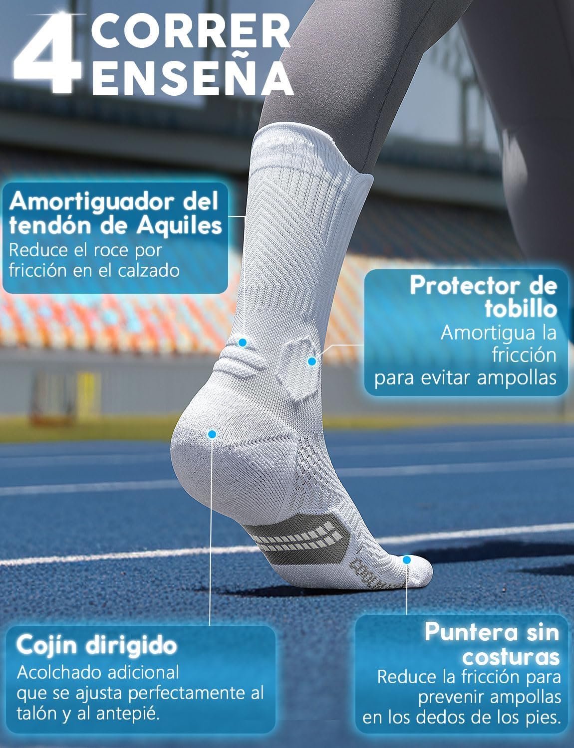 Detalle 2 de Juclise Calcetines compresión 15-20 mmHg