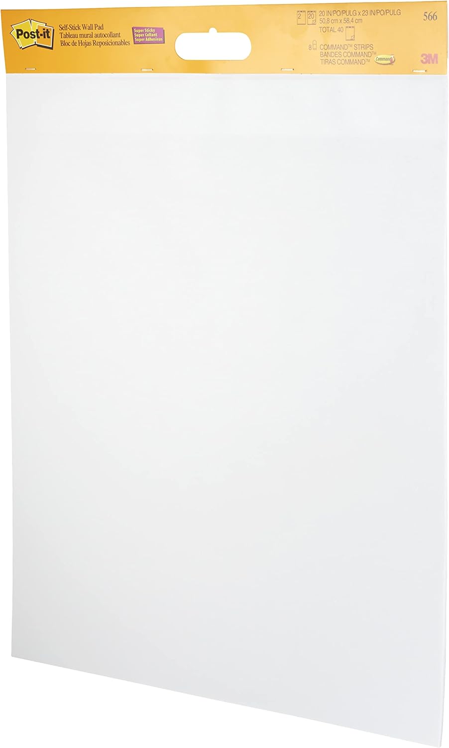 Thumbnail 5 de Post-it Super Sticky Meeting Charts – Pack de 2 blocs (58,4 x 50,8 cm) – blanc