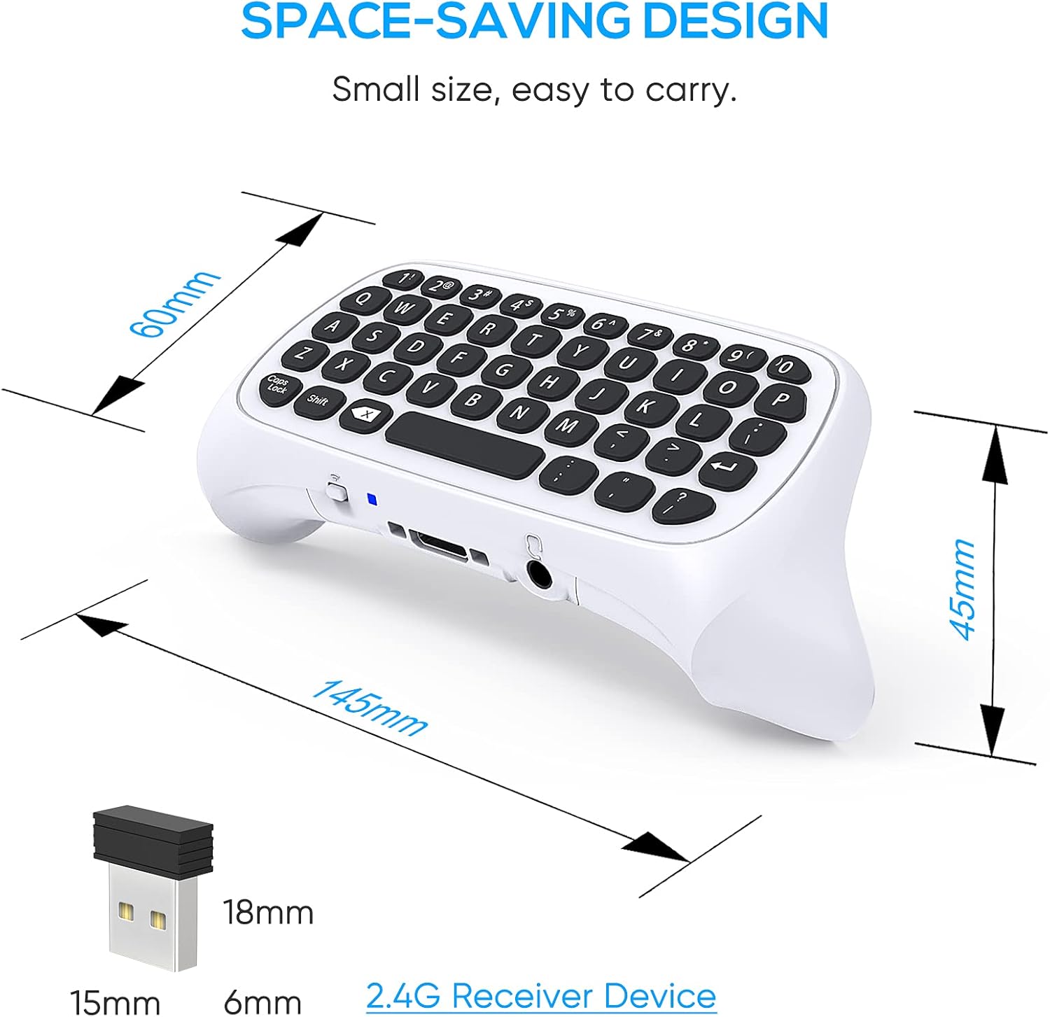 Thumbnail 5 de Xbox Series X/S Chatpad 2.4GHz QWERTY Controller