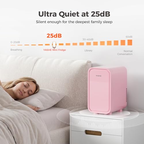 Thumbnail 7 de YASHE Mini Fridge 6 Litre / 8 Can Portable Thermoelectric Cooler (Pink)