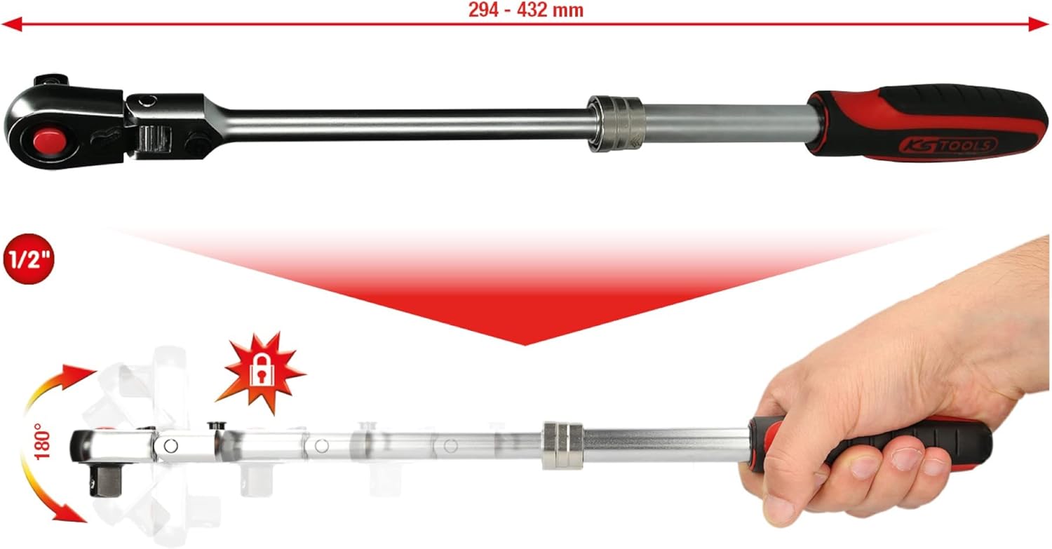 Detalle 2 de KS Tools 914.1220 SlimPOWER carraca 1/2