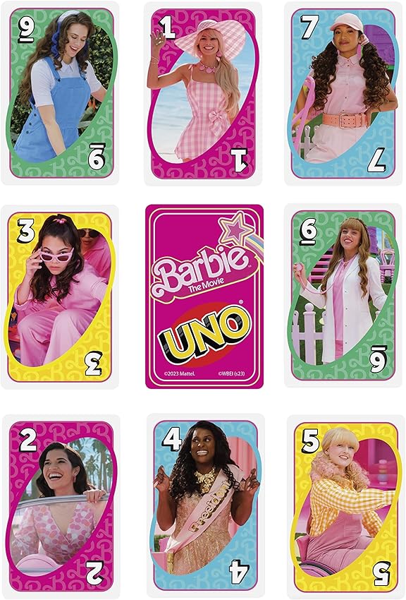 Thumbnail 3 de Mattel Games UNO Barbie The Movie — Juego de cartas familiar